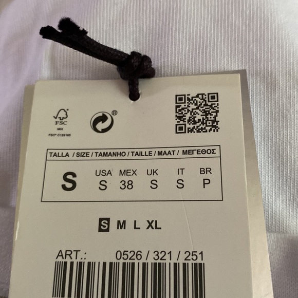 NWT. Zara Man T-SHIRT MET LOGO X RHUIGI. Size S. - Picture 9 of 11